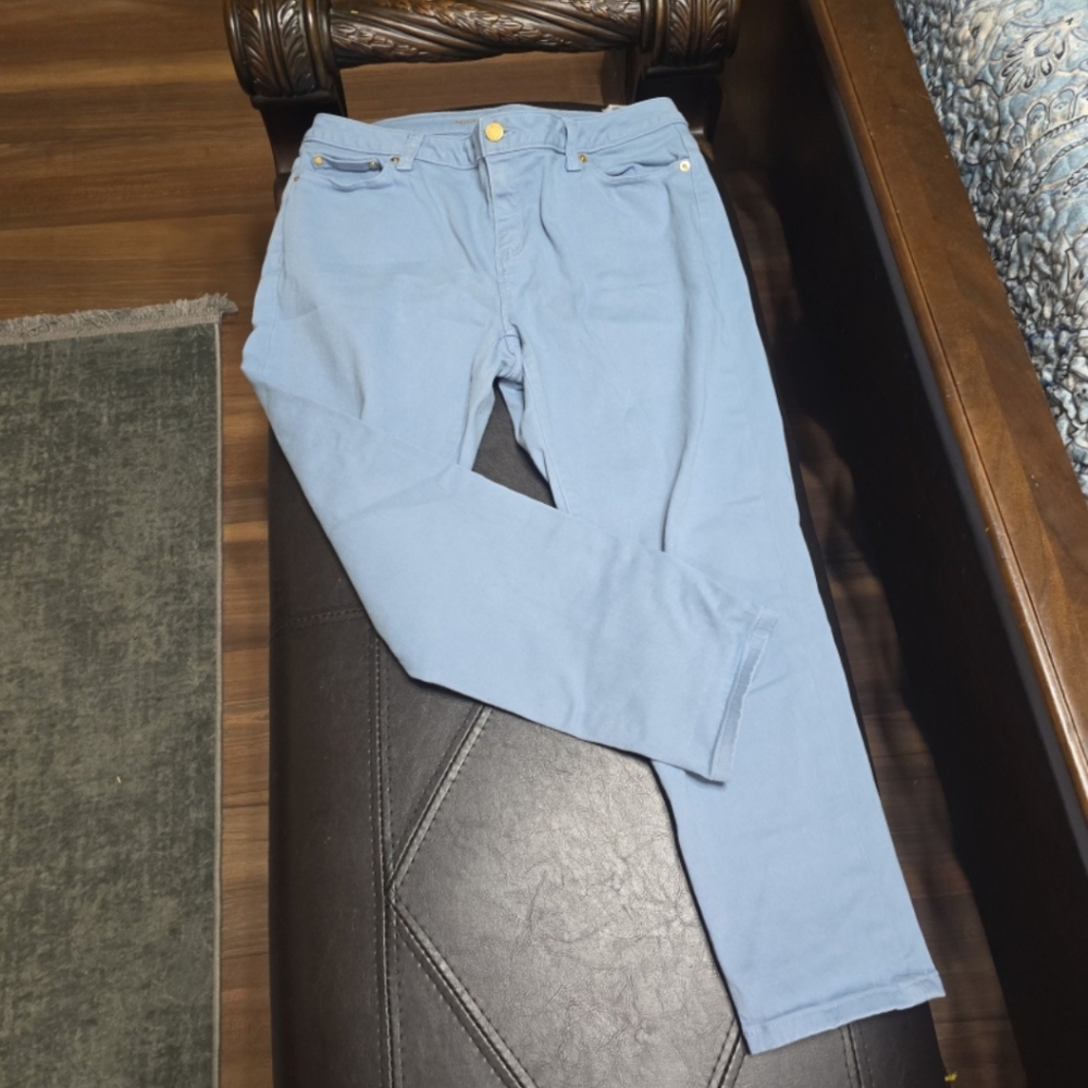Michael Kors Womens Izzy Cropped Skinny Jeans size 10 - Picture 3 of 8